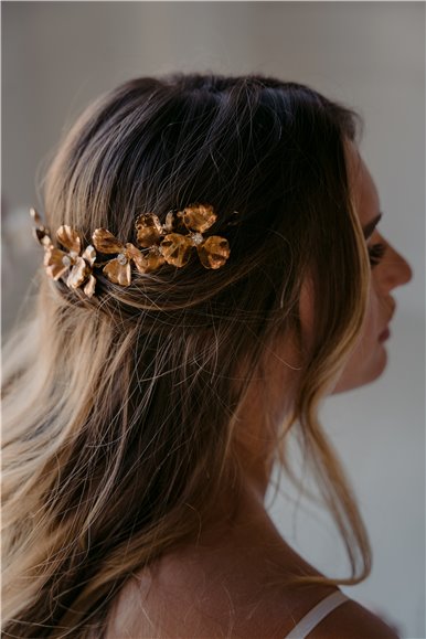 Copper Color Bridal Headband